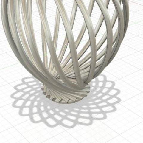 Pendente Moving Wave - Modelo 3D no Fusion