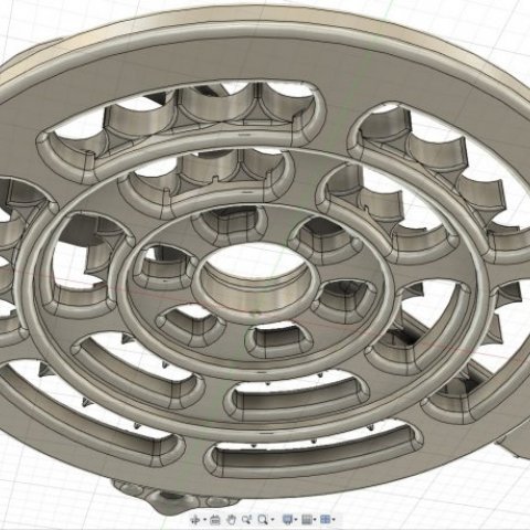 Pendente Astrolábio - Modelo 3D no Fusion
