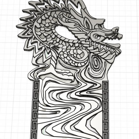 Marcador de Livros Dragon com banho em prata
